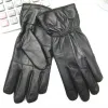 Genuine leather gloves for men, thickened sheepskin with warmth and thin fleece, Haining winter cycling Korean version finger gloves for men Specification image